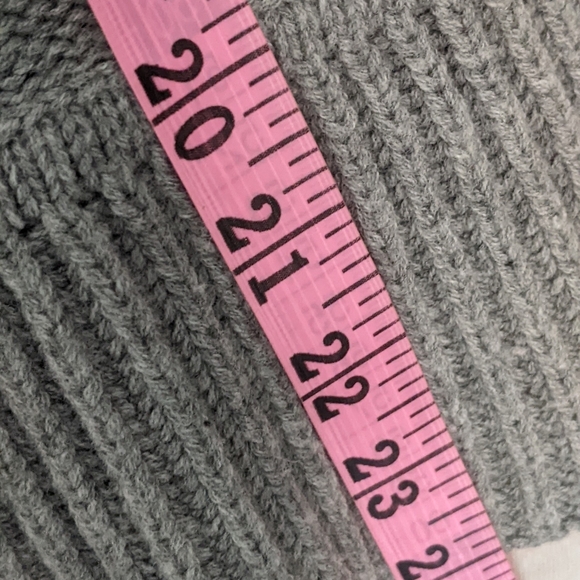 TALBOTS Grey 🩶 Cardigan Size Large Open Front - Picture 6 of 6